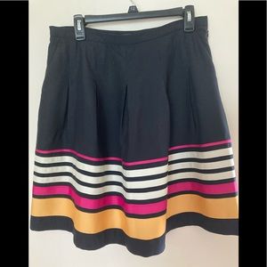 J.McLaughlin Blue silk/ribbon circle skirt, 10